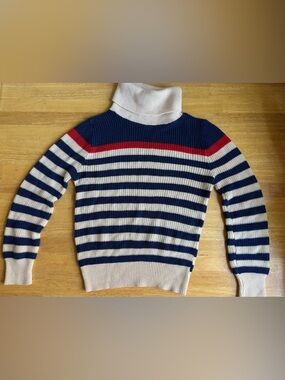 Striped Vintage Turtleneck Sweater